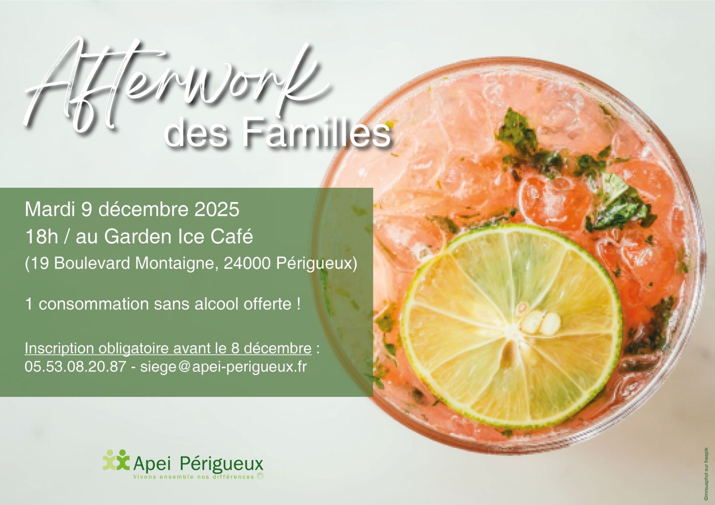 AFFICHE AFTERWORK DES FAMILLES 2025